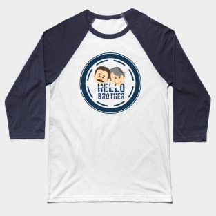 "Hello Brother" Bizarro Logo Baseball T-Shirt